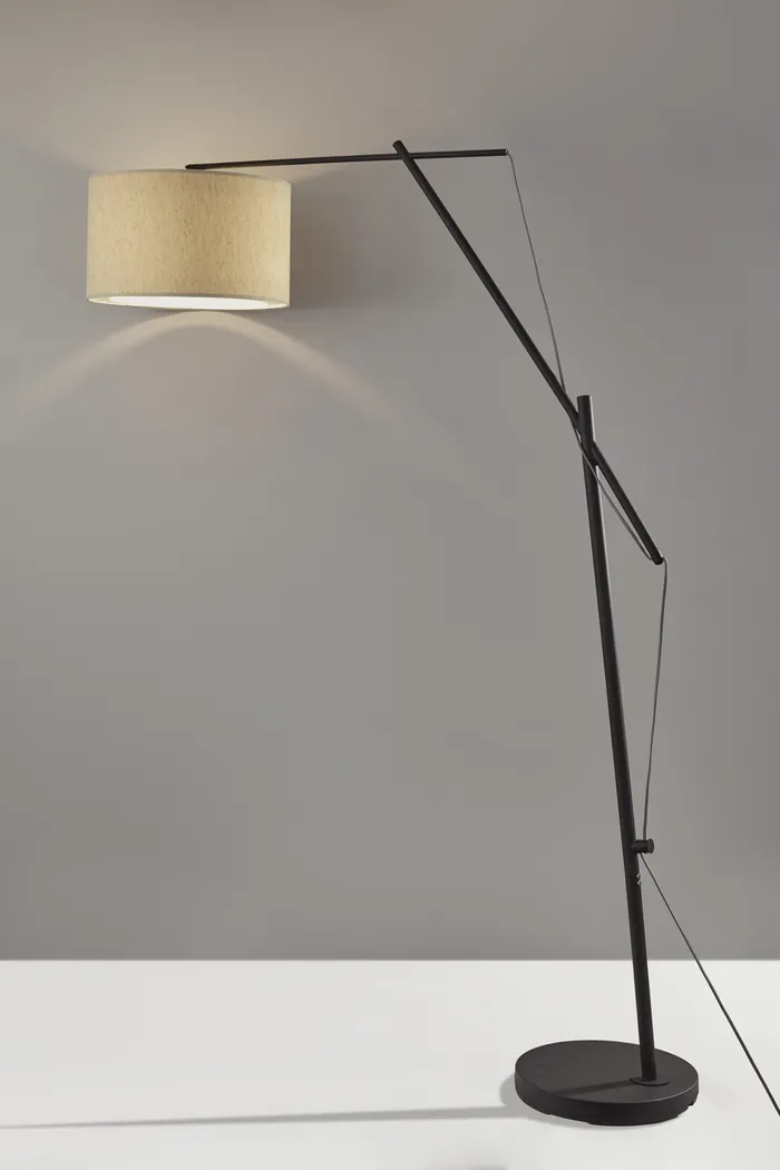 Berkstone Black Floor Lamp - Thumbnail - Image 2