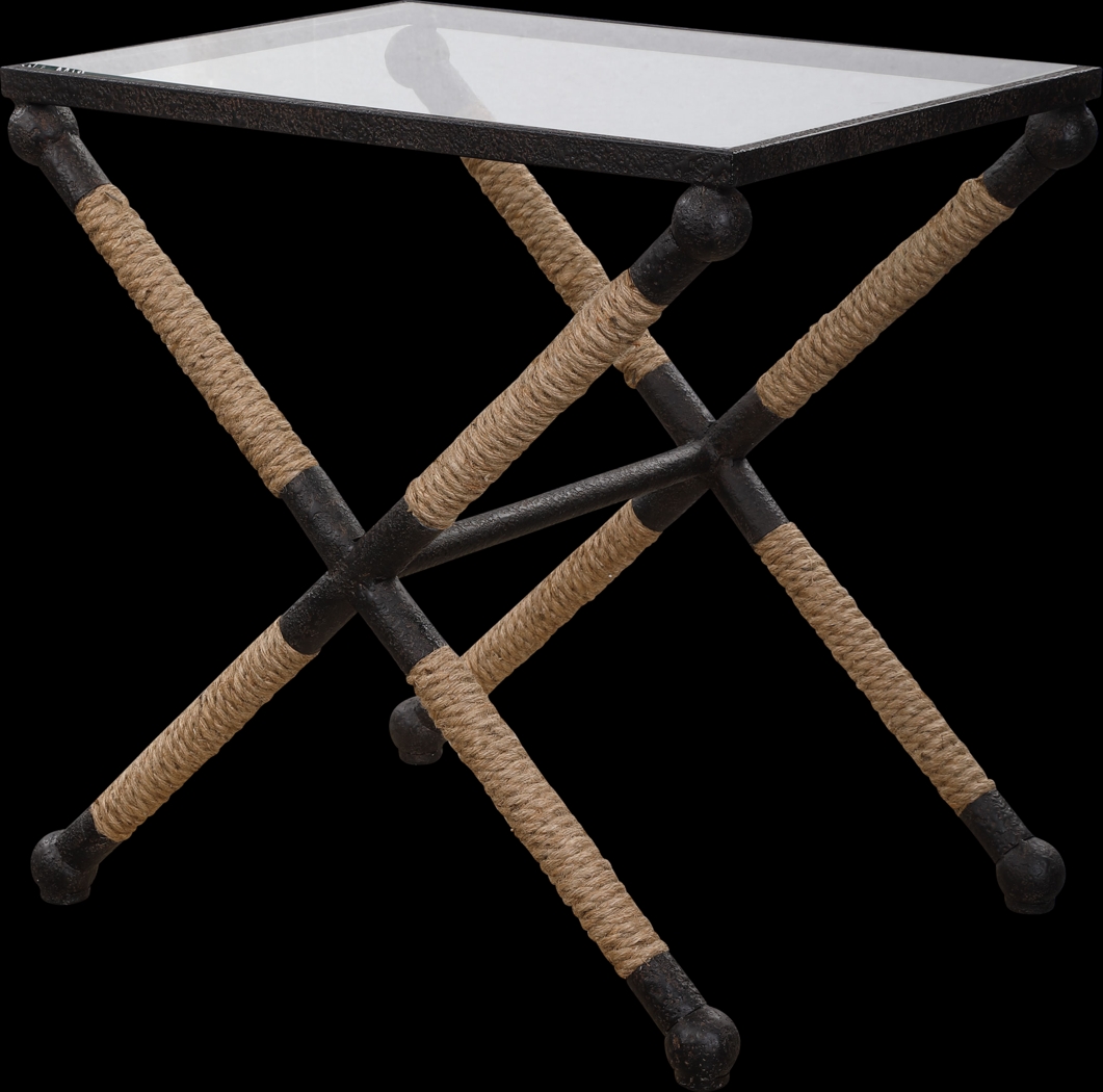 Berkten Black Accent Table - Thumbnail - Image 1