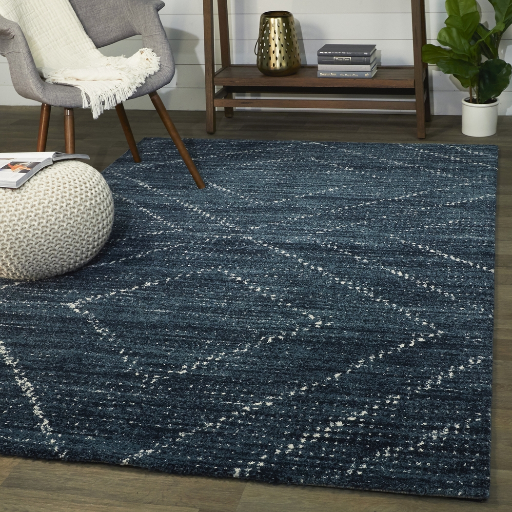Berkway Blue 5'3 x 7' Rug - Thumbnail - Image 2