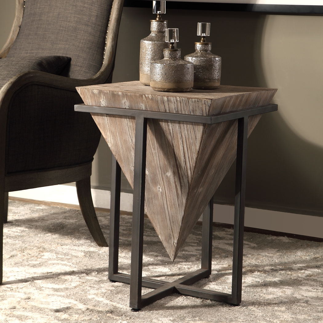 Berlinwood Brown Accent Table - Thumbnail - Image 2