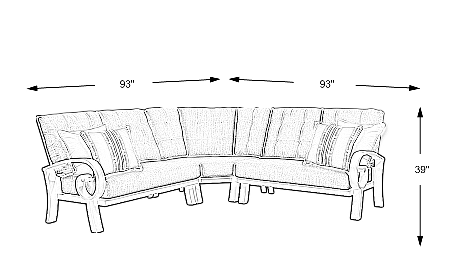 Dimension Image. Please refer to the Dimension Tab on this page for dimension details.