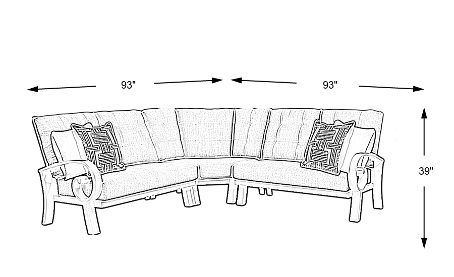 Dimension Image. Please refer to the Dimension Tab on this page for dimension details.