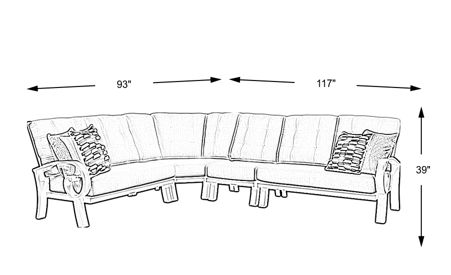 Dimension Image. Please refer to the Dimension Tab on this page for dimension details.