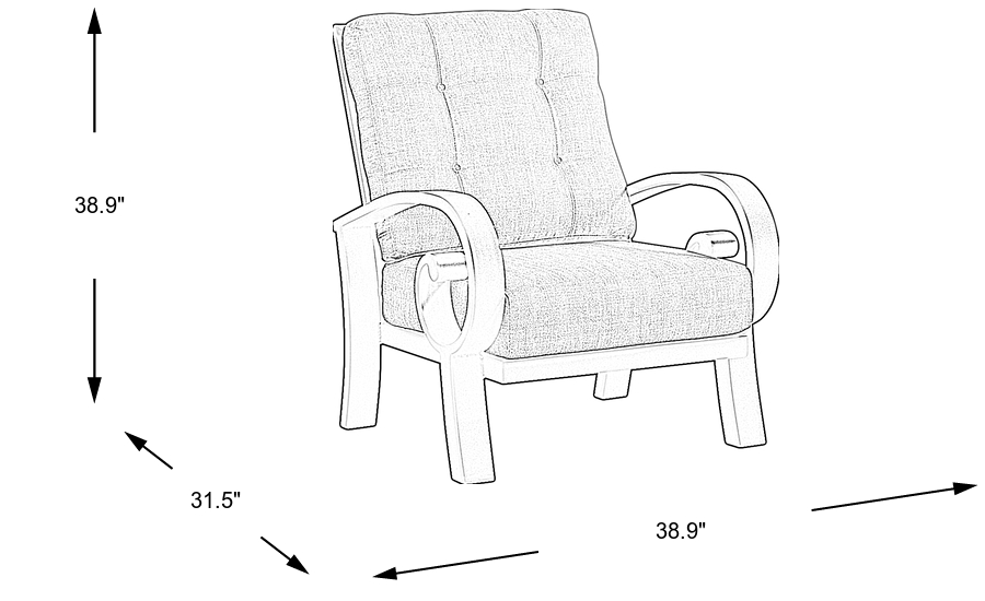 Dimension Image. Please refer to the Dimension Tab on this page for dimension details.