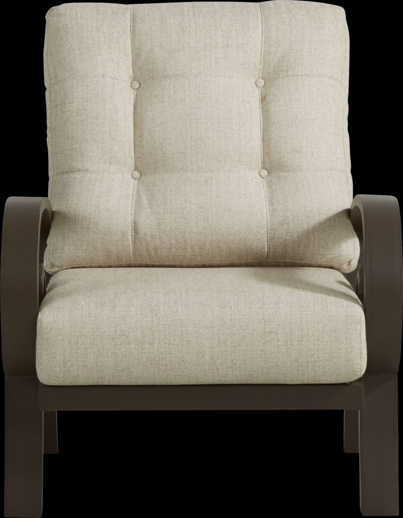 Bermuda Bay Aged Bronze Outdoor Club Chair with Wren Cushions - Thumbnail - Image 3