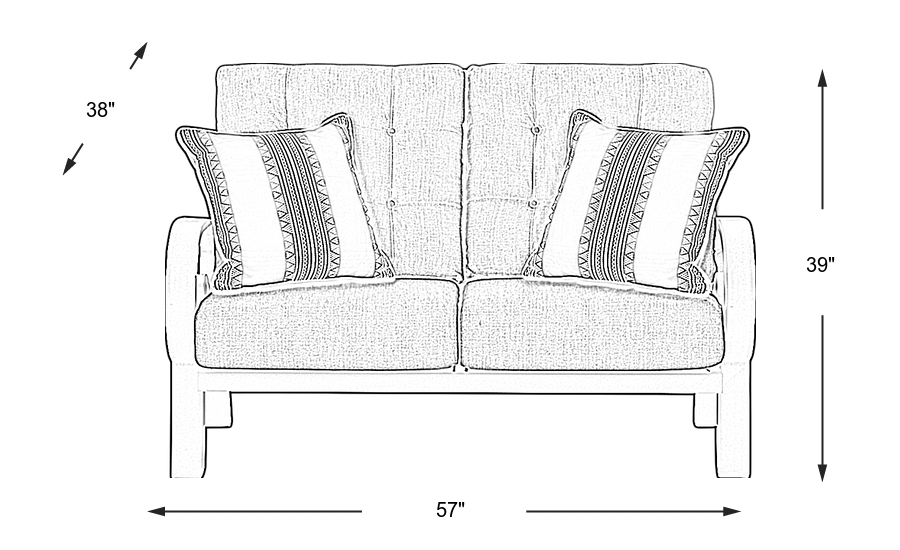 Dimension Image. Please refer to the Dimension Tab on this page for dimension details.