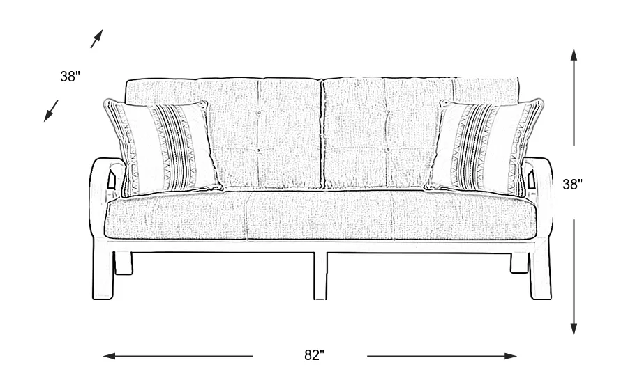 Dimension Image. Please refer to the Dimension Tab on this page for dimension details.