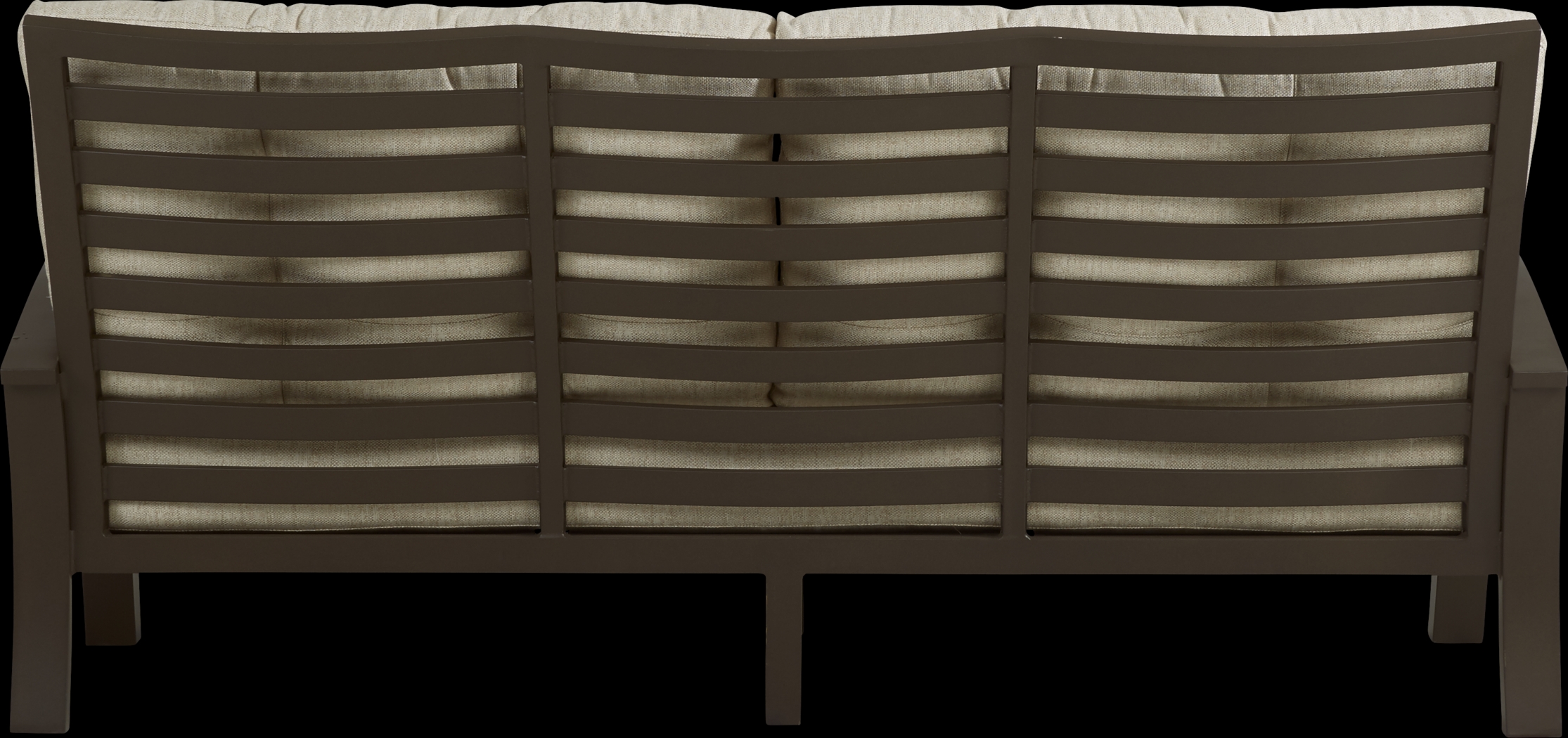 Bermuda Bay Aged Bronze Outdoor Sofa with Wren Cushions - Thumbnail - Image 3