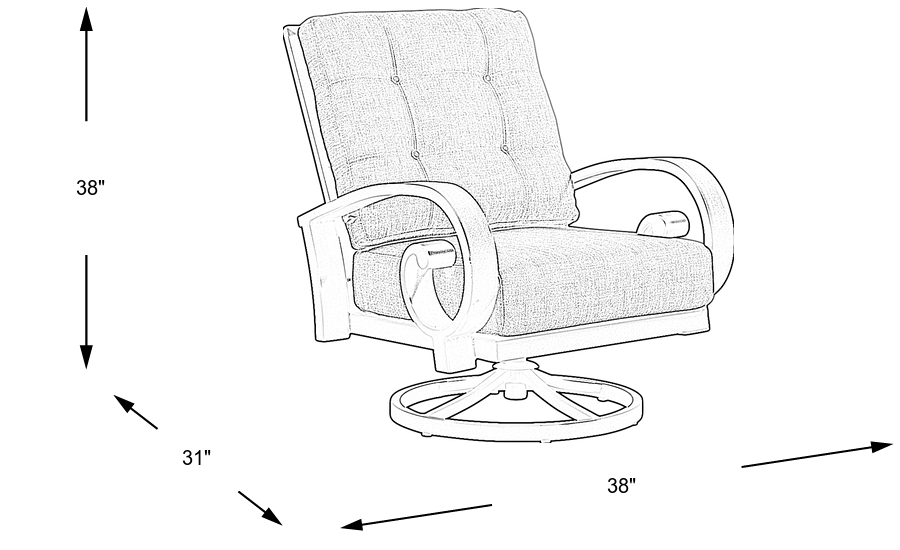 Dimension Image. Please refer to the Dimension Tab on this page for dimension details.