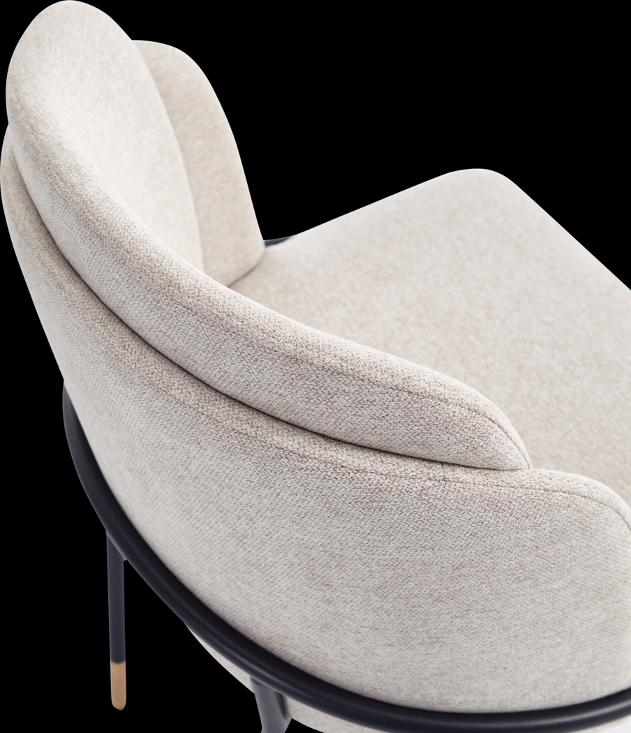 Bermuda Black and Beige 7 Pc Dining Table Set - Thumbnail - Image 11