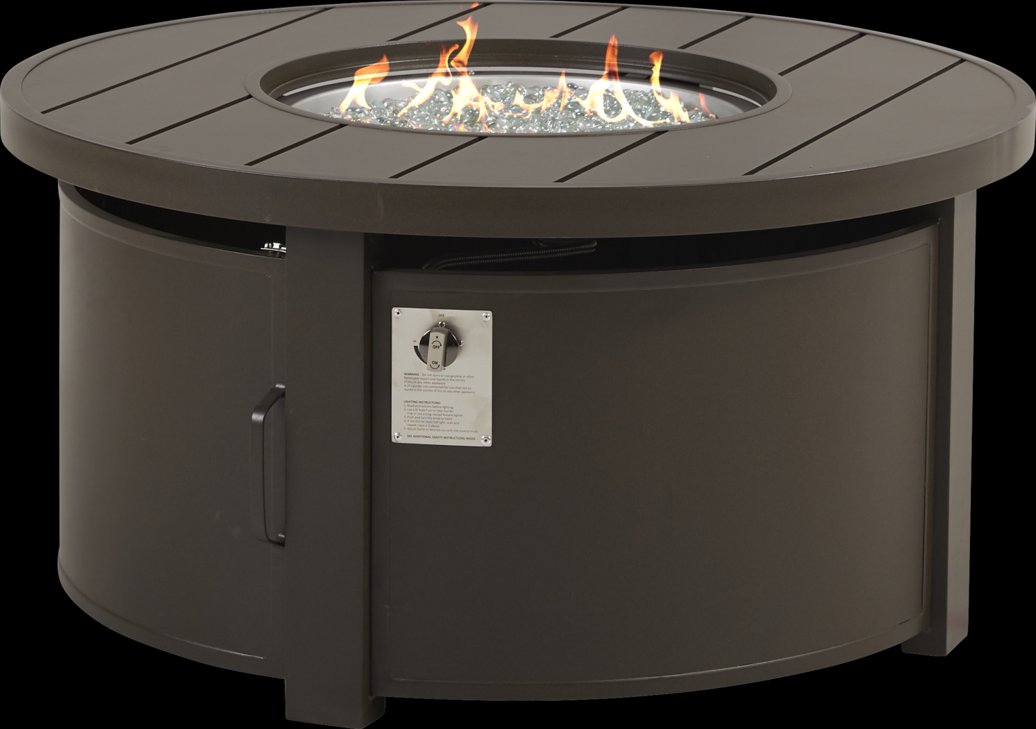 Bermuda Breeze Aged Bronze 44 in. Round Fire Pit - Thumbnail - Image 3