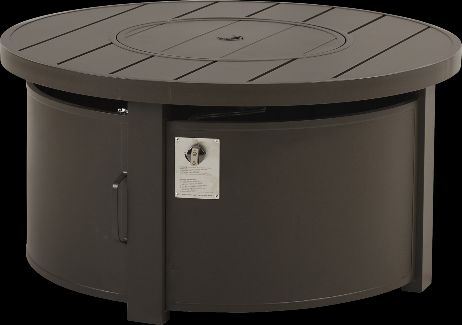 Bermuda Breeze Aged Bronze 44 in. Round Fire Pit - Thumbnail - Image 1