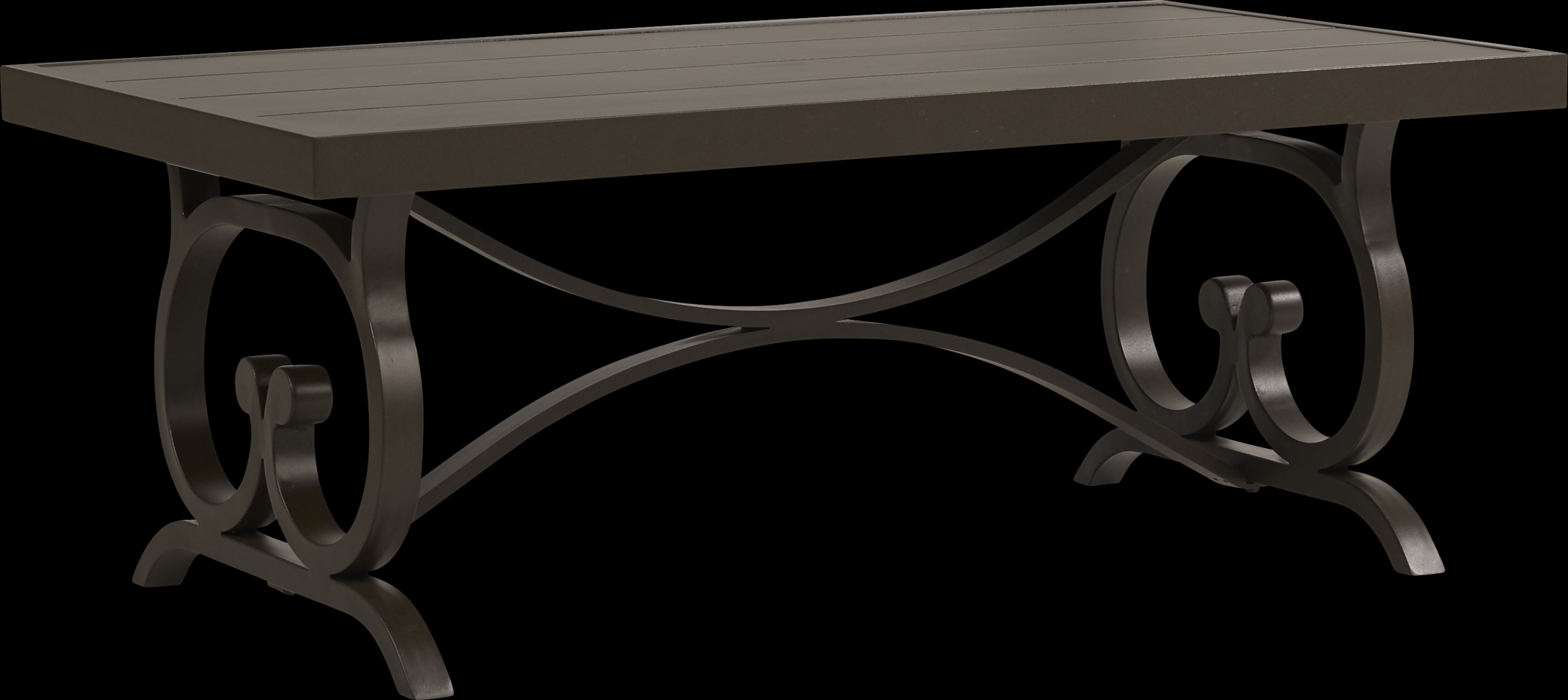 Bermuda Breeze Aged Bronze Cocktail Table - Thumbnail - Image 1