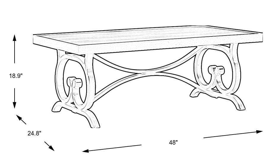Dimension Image. Please refer to the Dimension Tab on this page for dimension details.