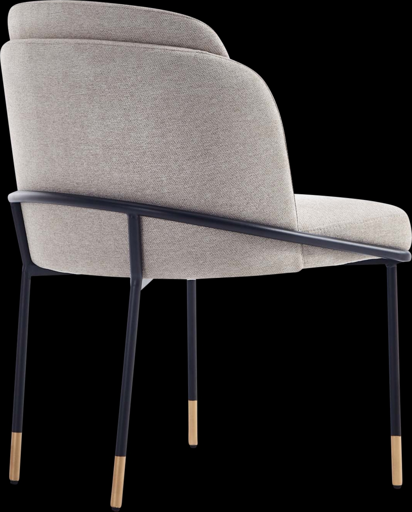 Bermunda Black and Beige 5 Pc Dining Table Set - Thumbnail - Image 6