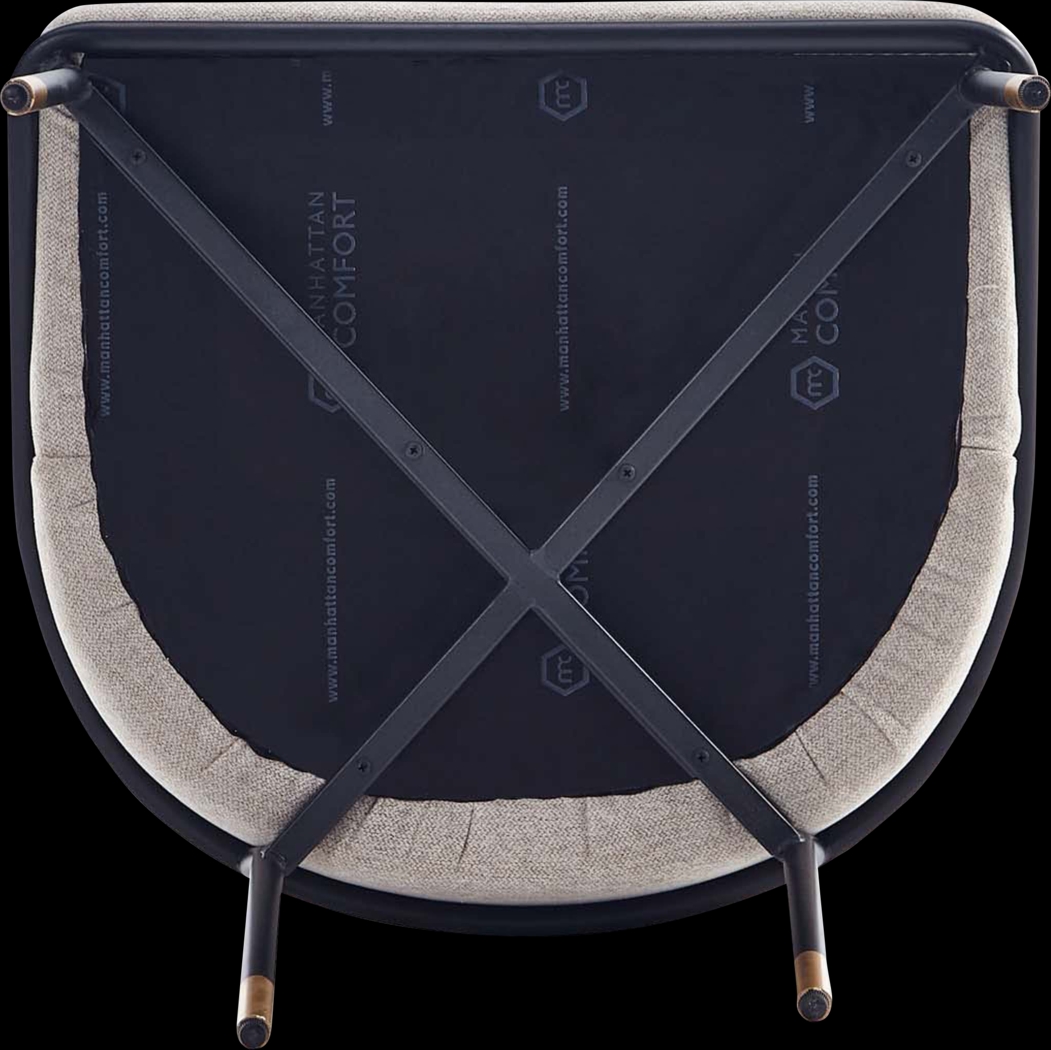 Bermunda Black and Beige 5 Pc Dining Table Set - Thumbnail - Image 11