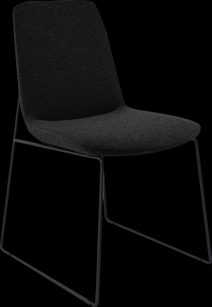 Bermwood Black Dining Chair, Set of 2 - Thumbnail - Image 2