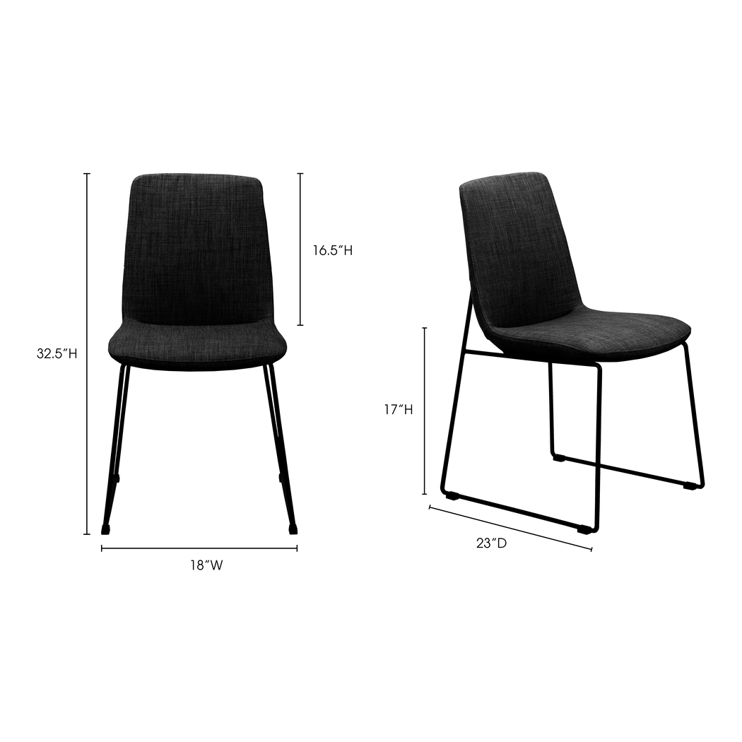 Bermwood Black Dining Chair, Set of 2 - Thumbnail - Image 8