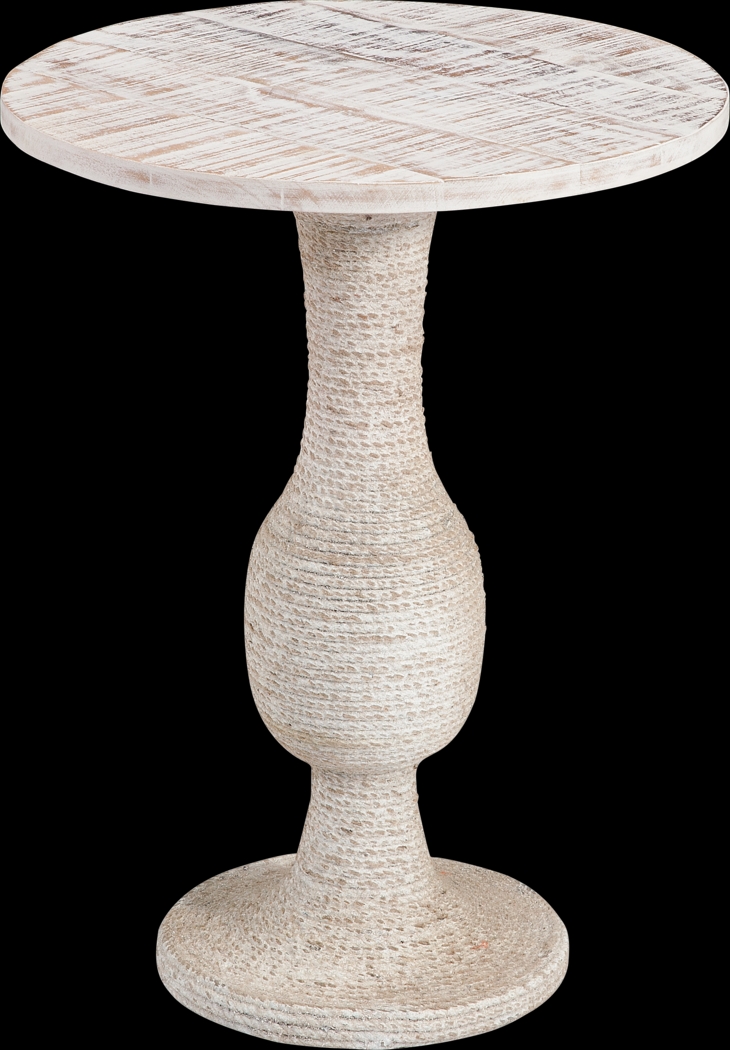 Bernal White End Table - Thumbnail - Image 1