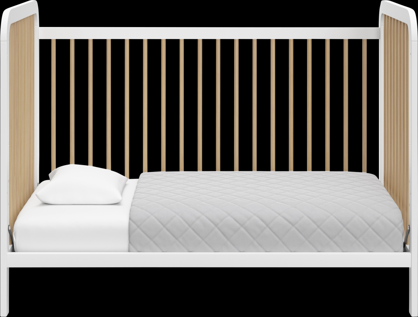 Bernelle White Convertible Crib - Thumbnail - Image 4