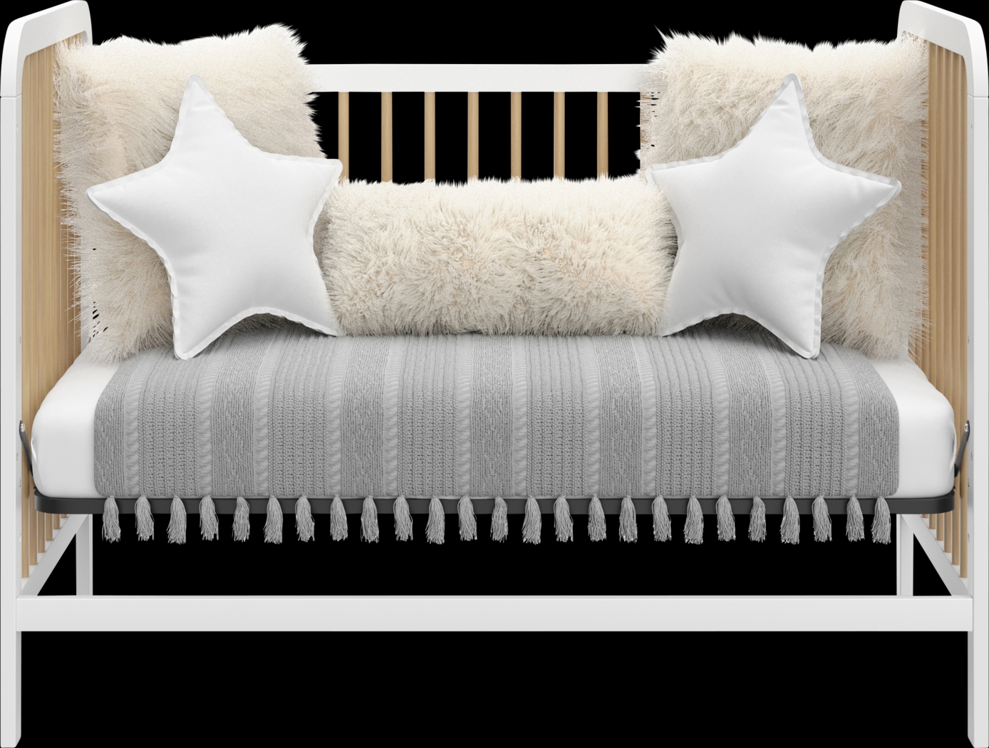 Bernelle White Convertible Crib - Thumbnail - Image 7