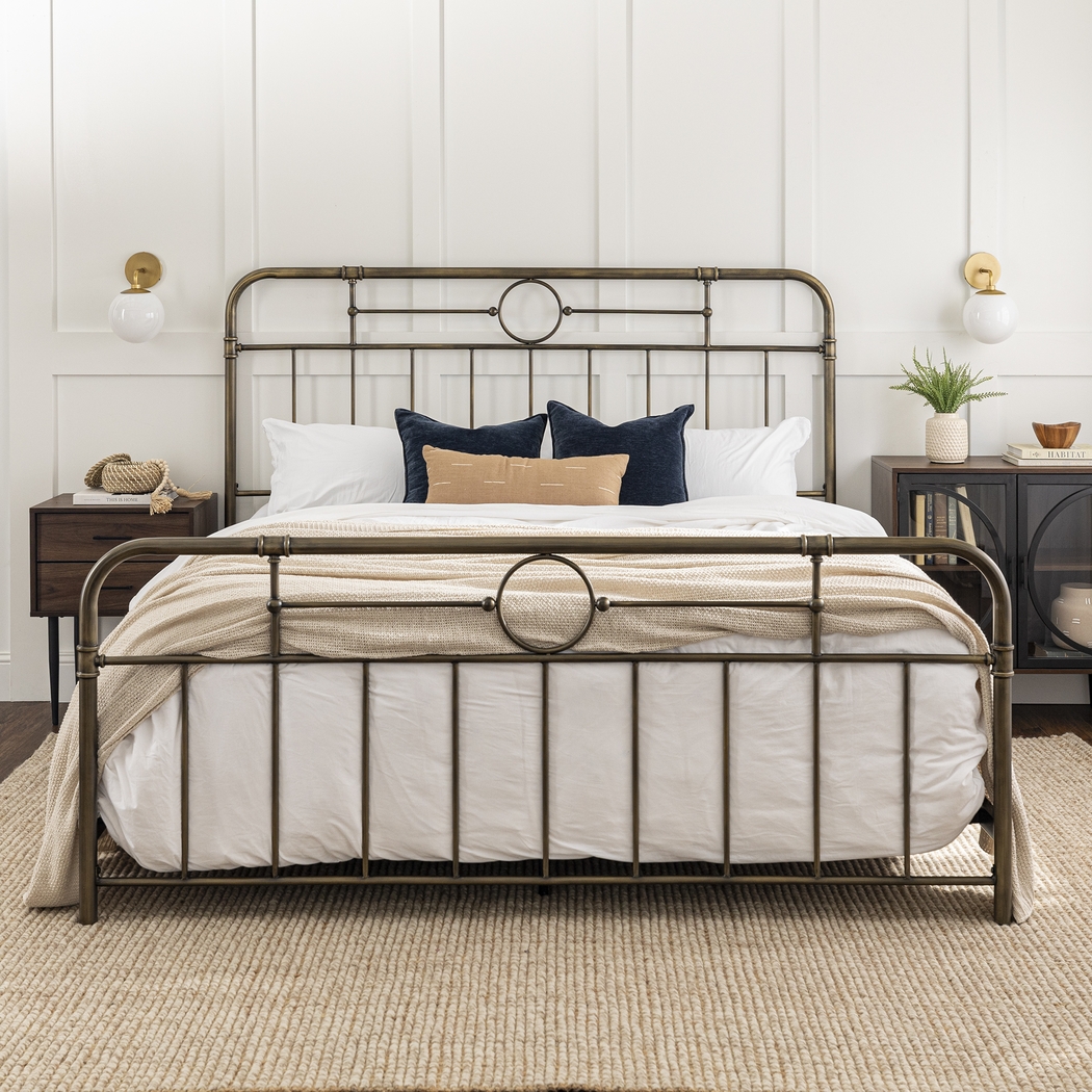 Bernius Bronze King Bed - Thumbnail - Image 3