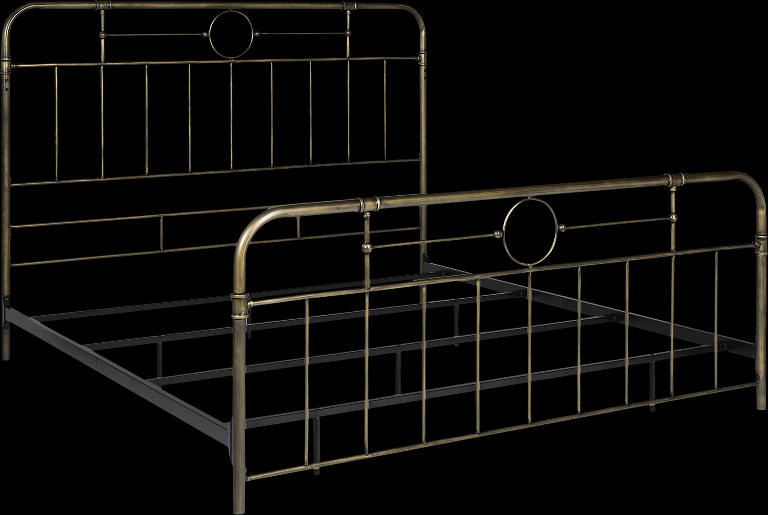 Bernius Bronze King Bed - Thumbnail - Image 1