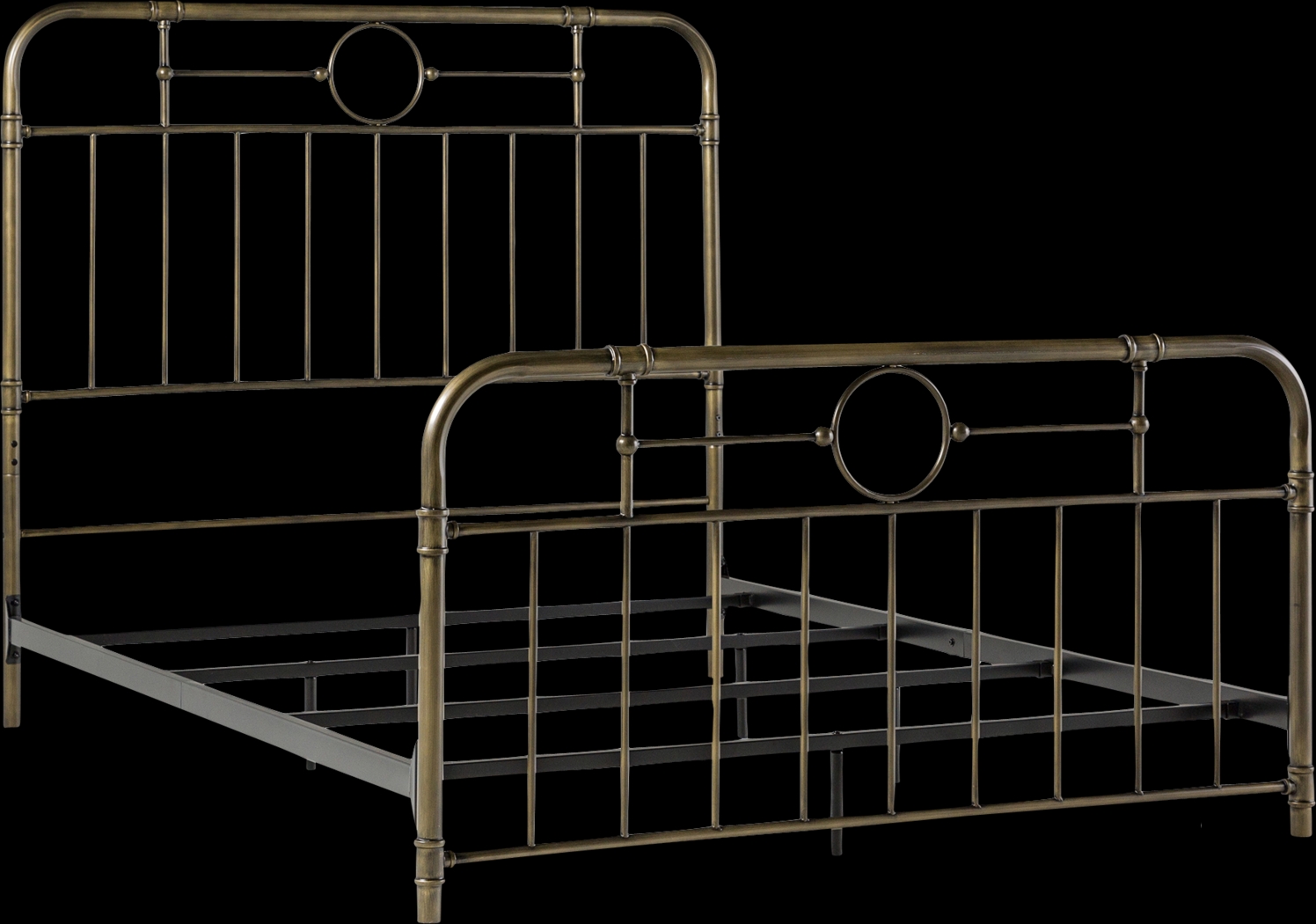 Bernius Bronze Queen Bed - Thumbnail - Image 1