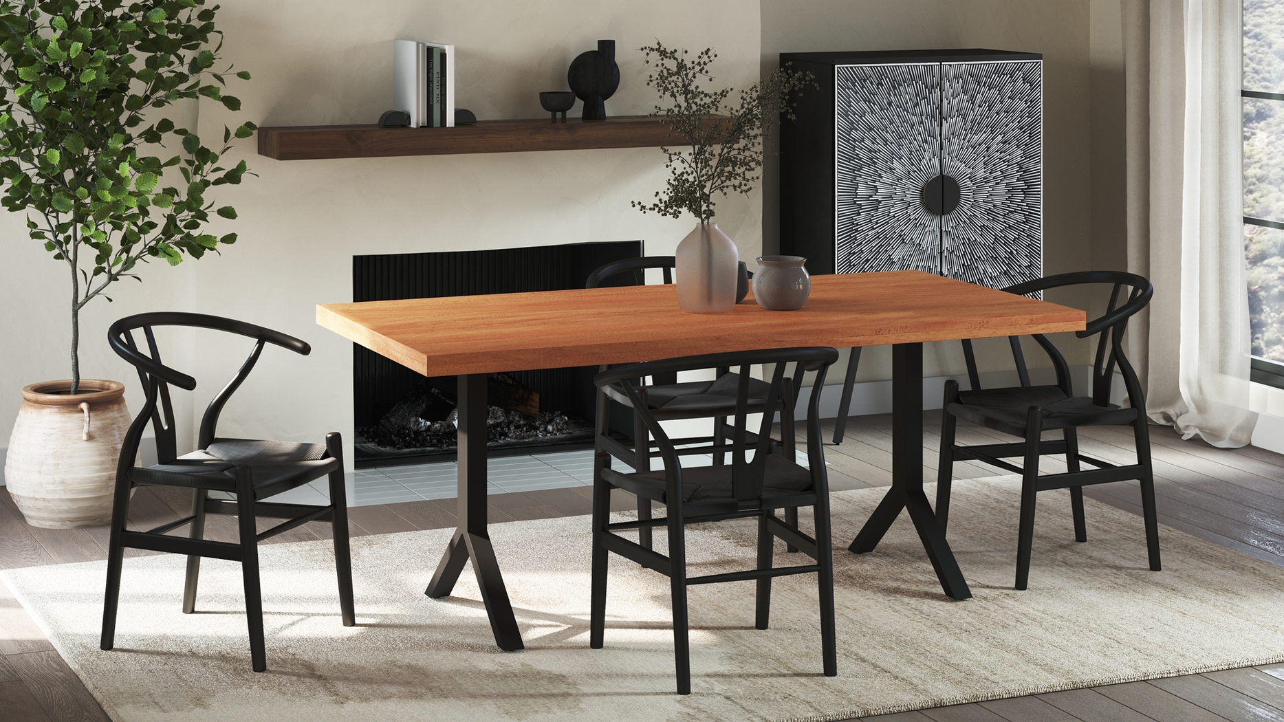 Berrian Black Side Chair - Thumbnail - Image 7