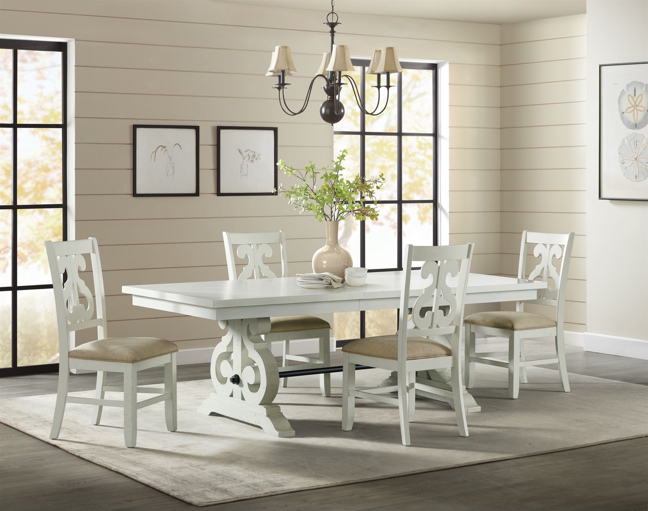 Berribanks White Side Chair, Set of 2 - Thumbnail - Image 2