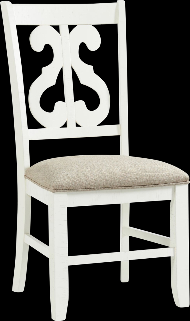Berribanks White Side Chair, Set of 2 - Thumbnail - Image 6