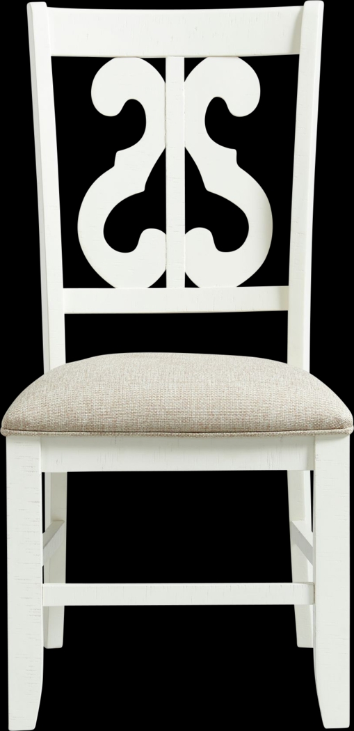 Berribanks White Side Chair, Set of 2 - Thumbnail - Image 9