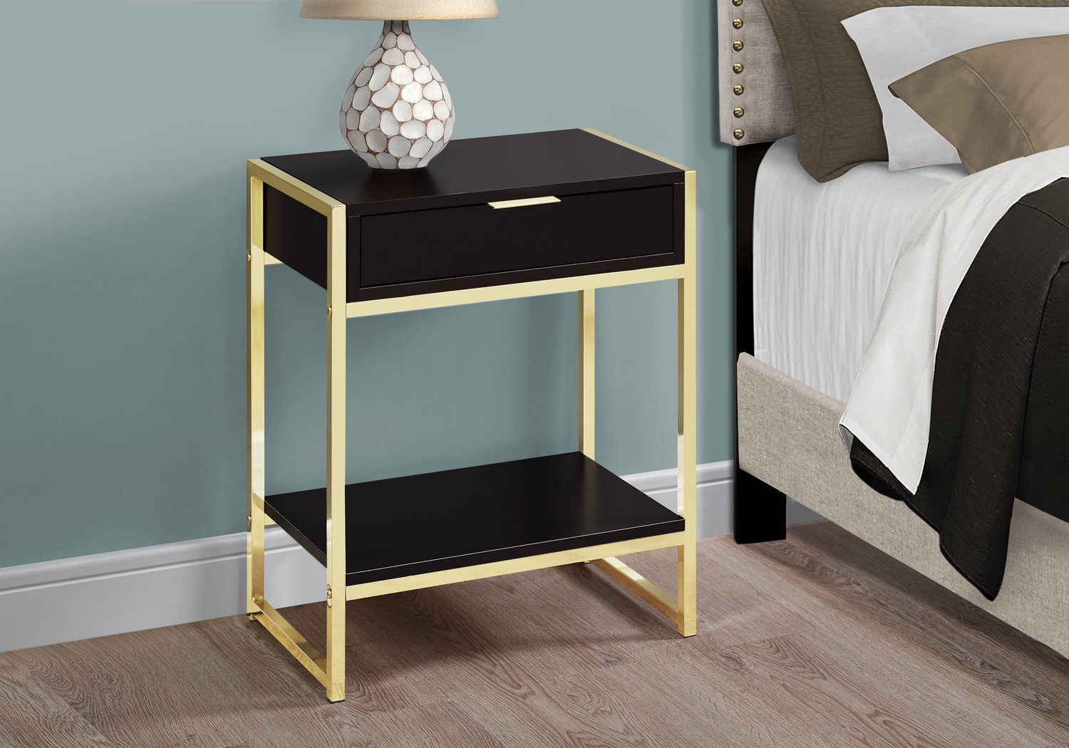 Berrien Cappuccino Accent Table - Thumbnail - Image 3