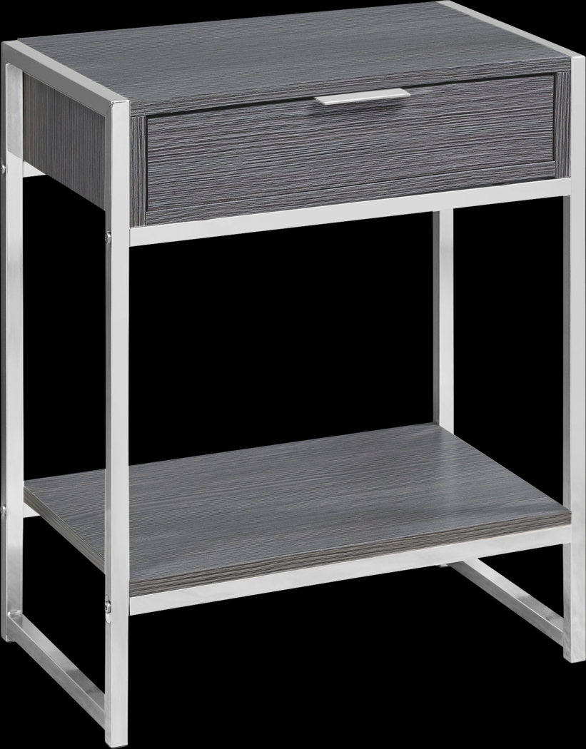 Berrien Charcoal Accent Table - Thumbnail - Image 1