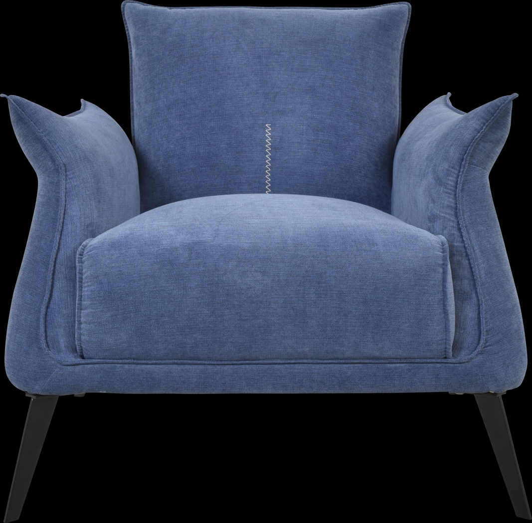 Berrow Blue Accent Chair - Thumbnail - Image 1