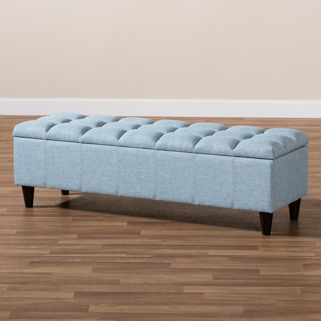 Berrycoms Light Blue Storage Bench - Thumbnail - Image 4