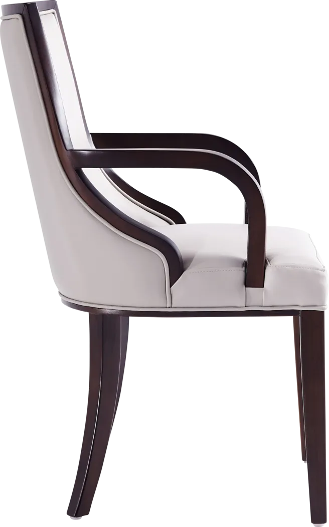 Berryhut Light Gray Arm Chair - Thumbnail - Image 4