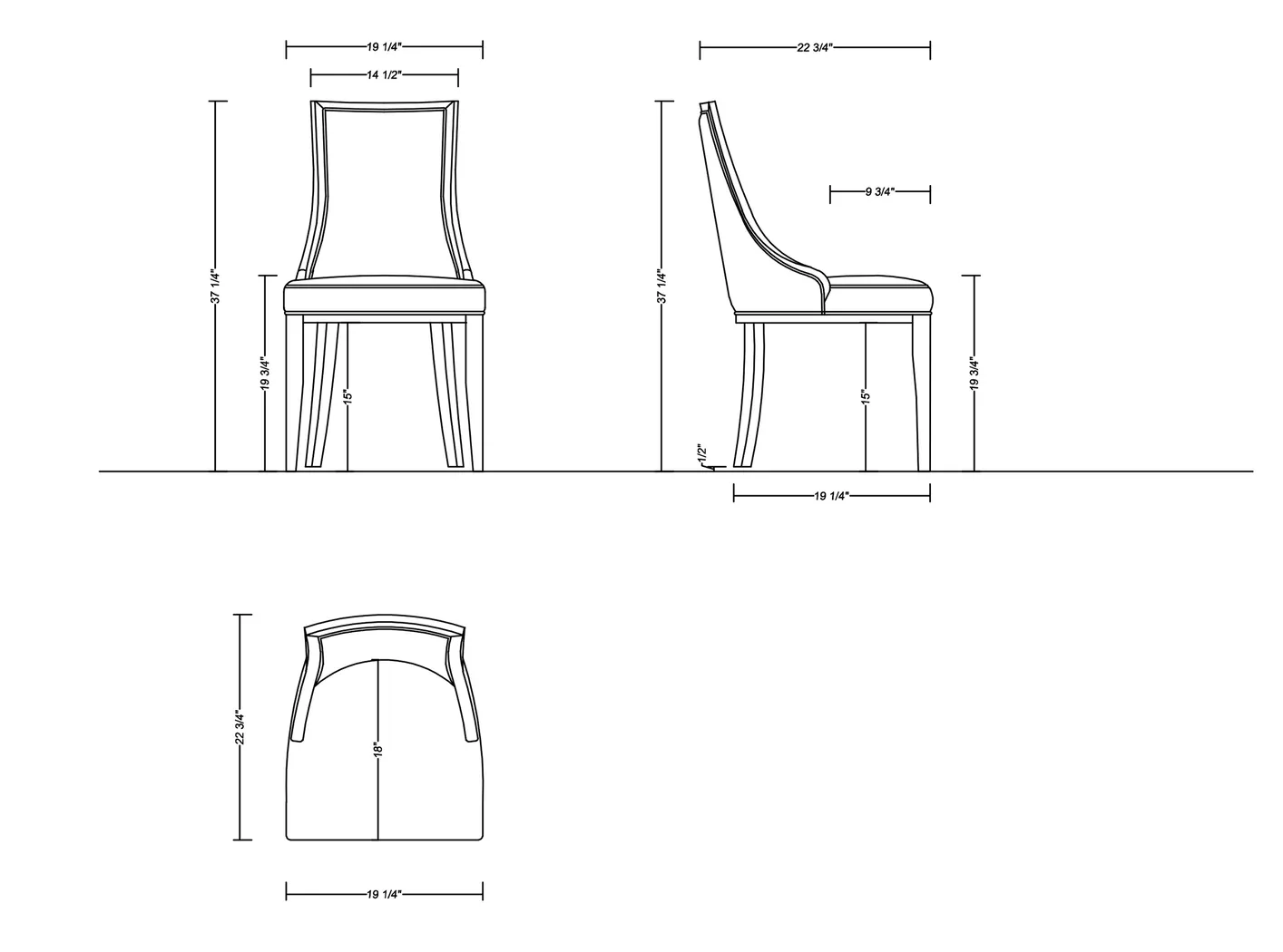Berryhut Light Gray Side Chair, Set of 2 - Thumbnail - Image 6