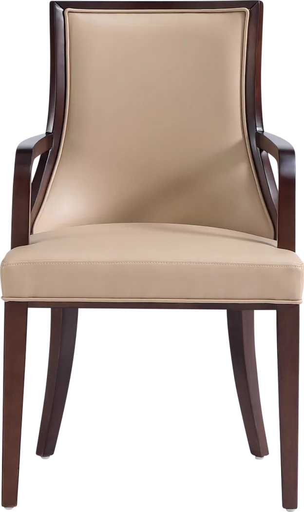 Berryhut Tan Arm Chair - Thumbnail - Image 5