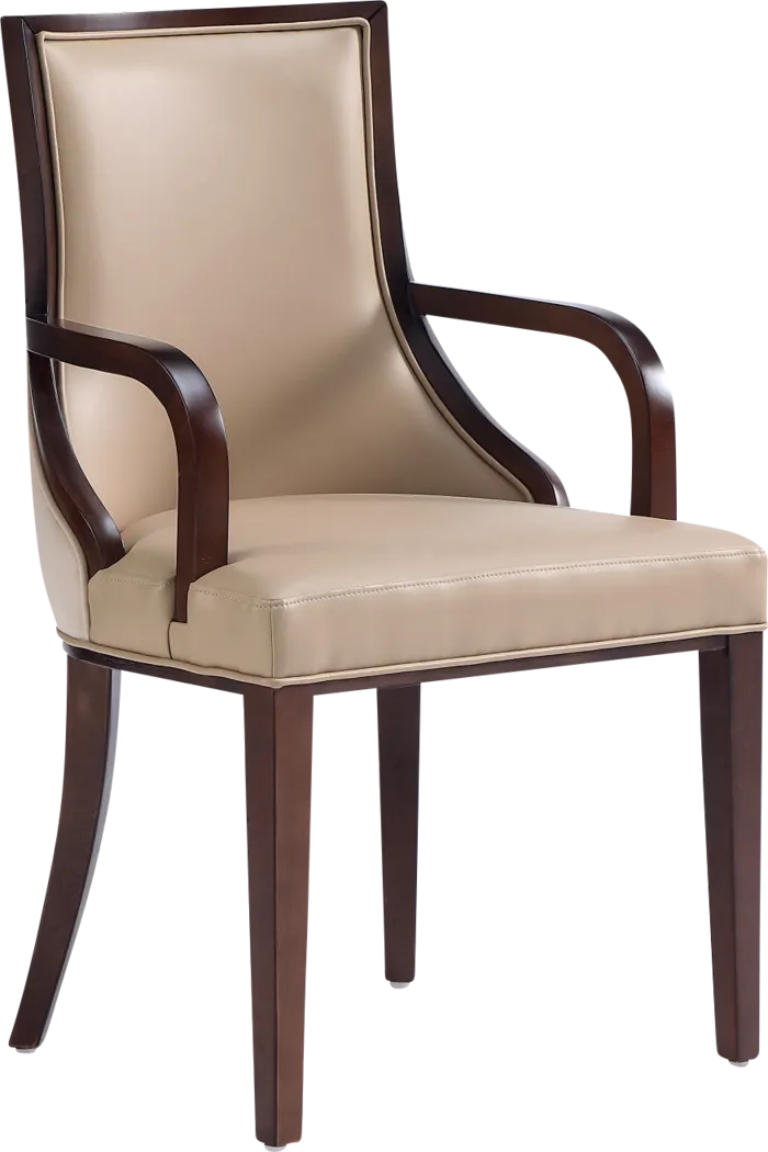 Berryhut Tan Arm Chair - Thumbnail - Image 1