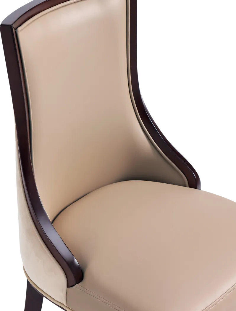 Berryhut Tan Side Chair, Set of 2 - Thumbnail - Image 3
