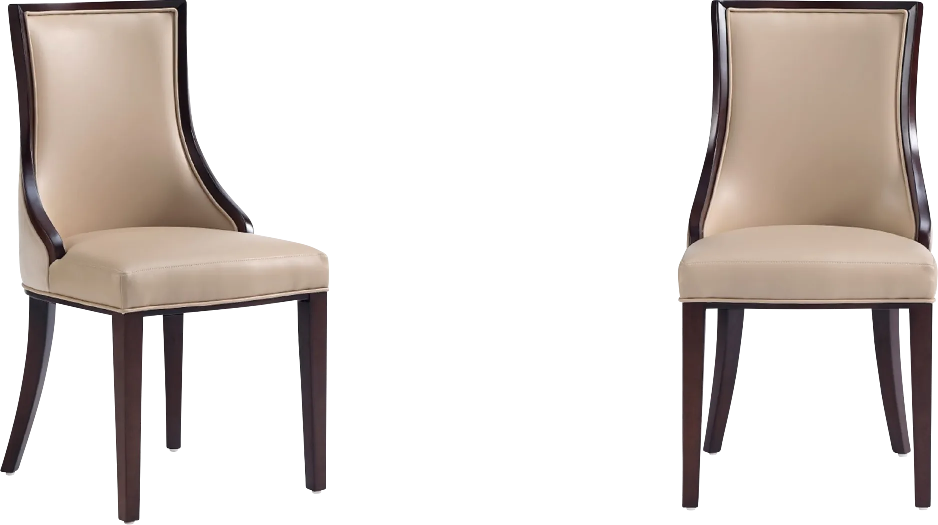 Berryhut Tan Side Chair, Set of 2 - Thumbnail - Image 1