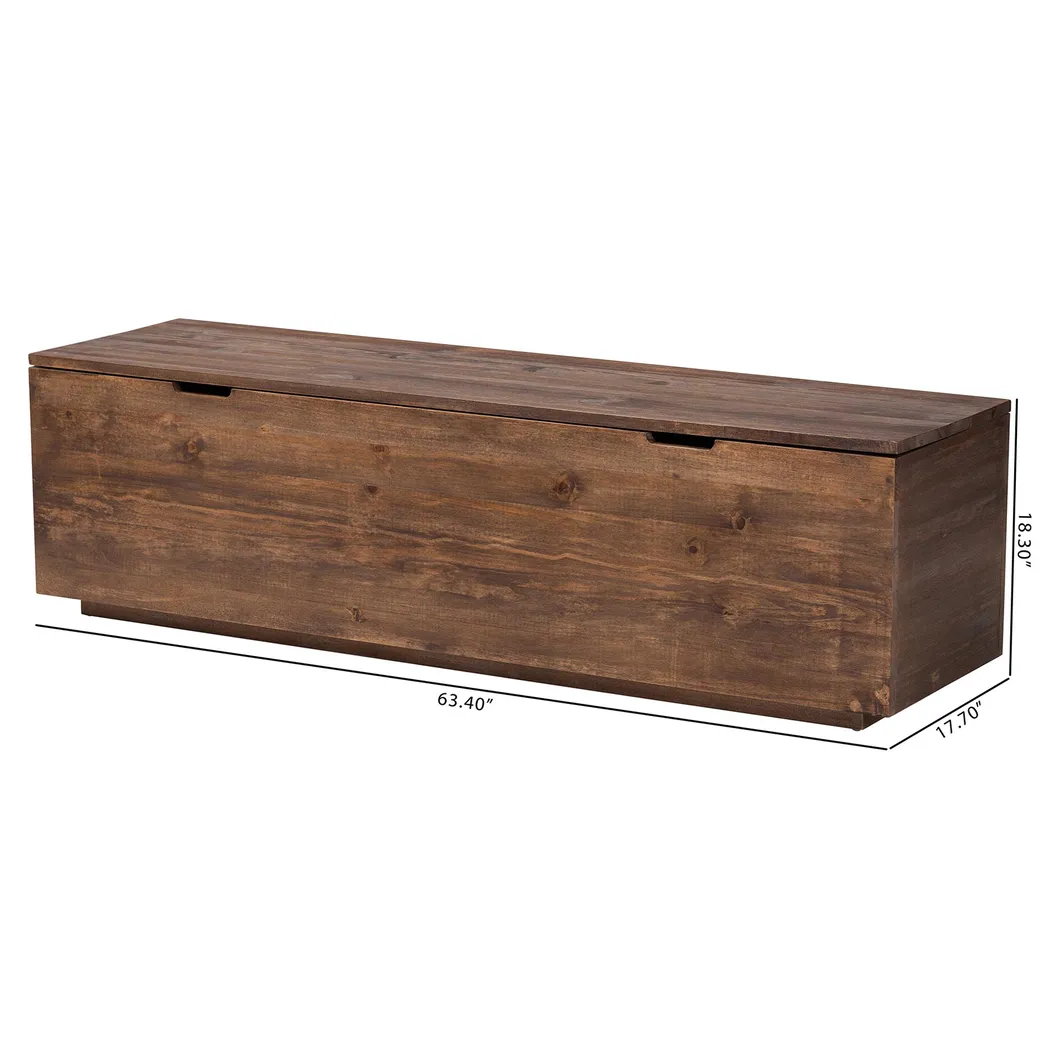Berrywalk Brown Storage Trunk - Image 8