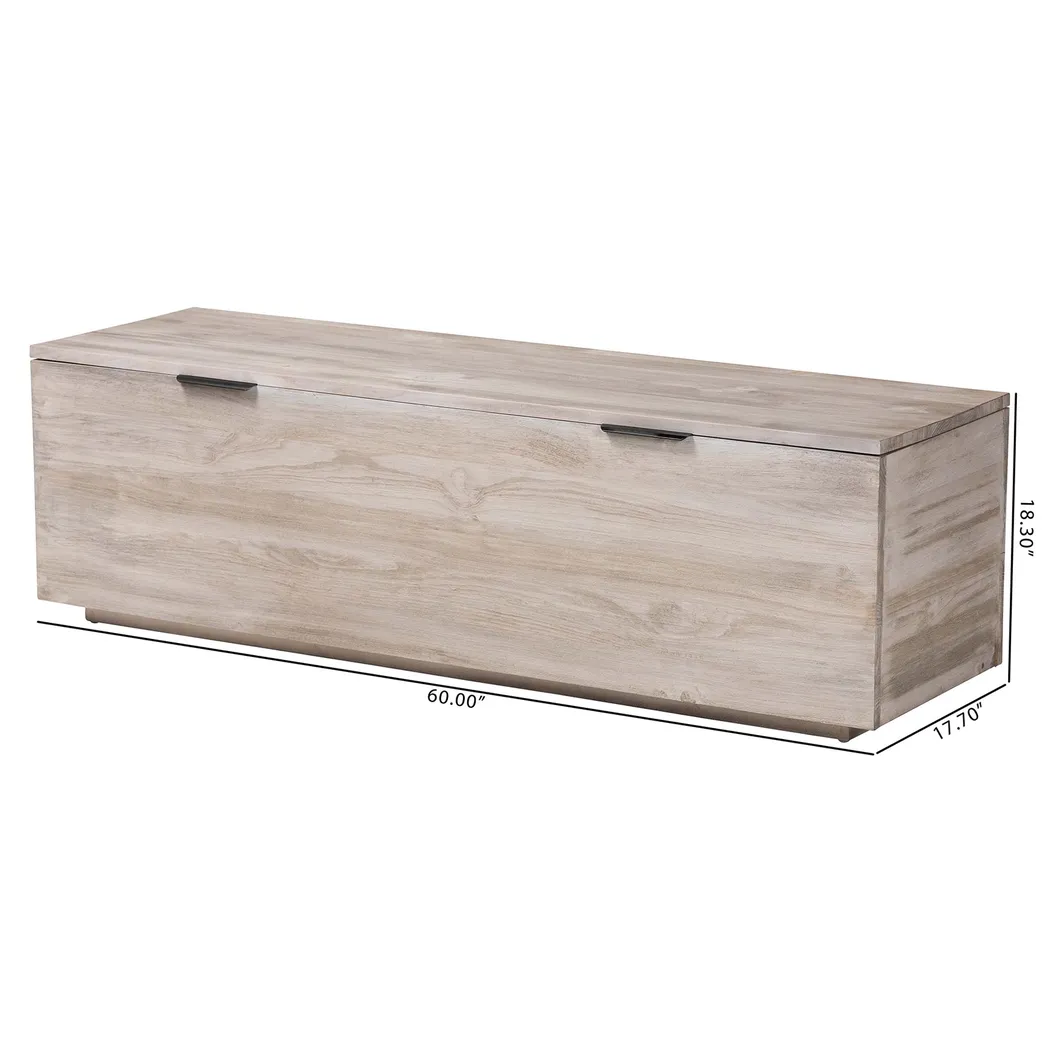 Berrywalk Gray Storage Trunk - Image 7