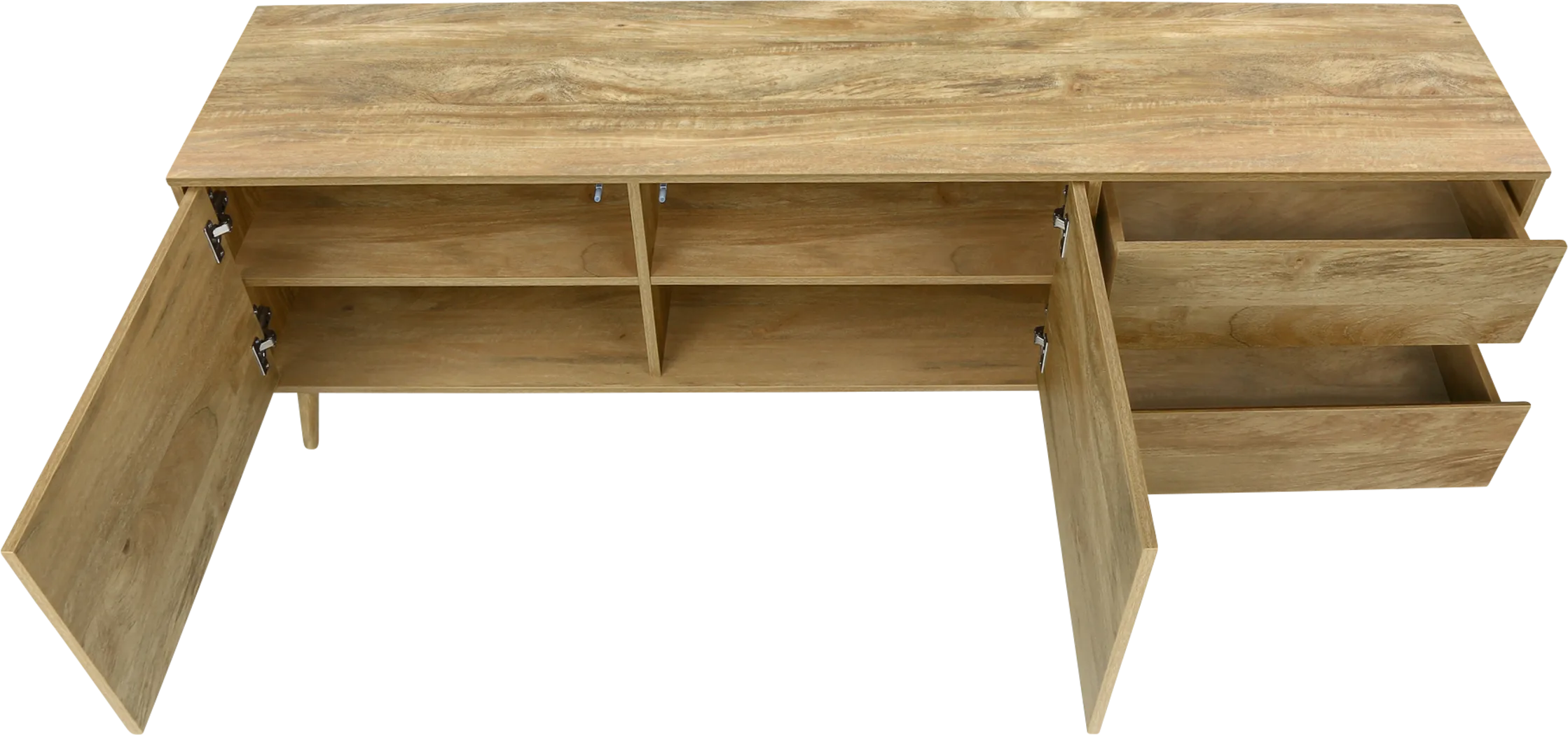 Berrywares Brown 71 in. Console - Thumbnail - Image 5