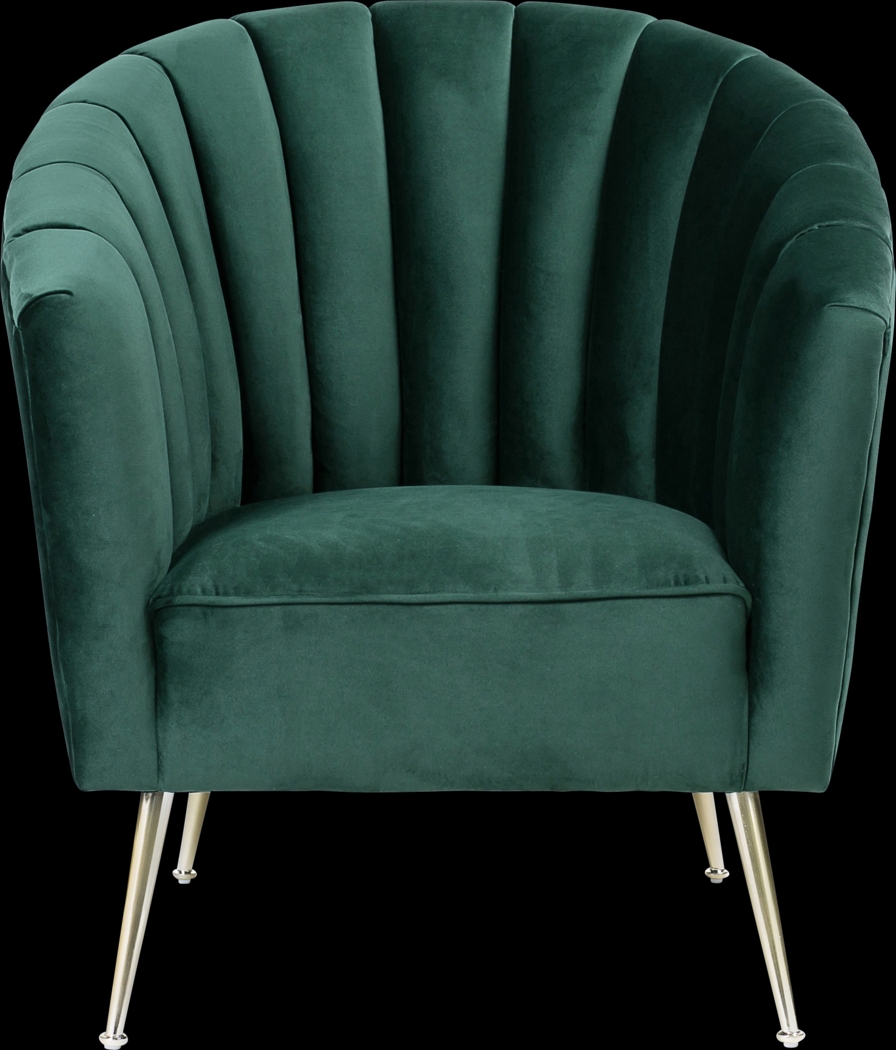 Bersal Green Accent Chair - Thumbnail - Image 2