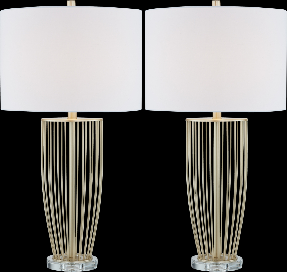 Bersal Nest Bronze Table Lamps, Set of 2 - Thumbnail - Image 1