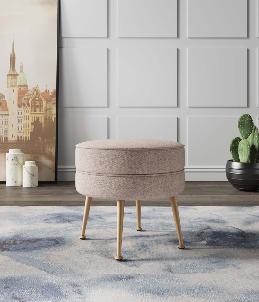 Berseem I Beige Ottoman - Thumbnail - Image 2