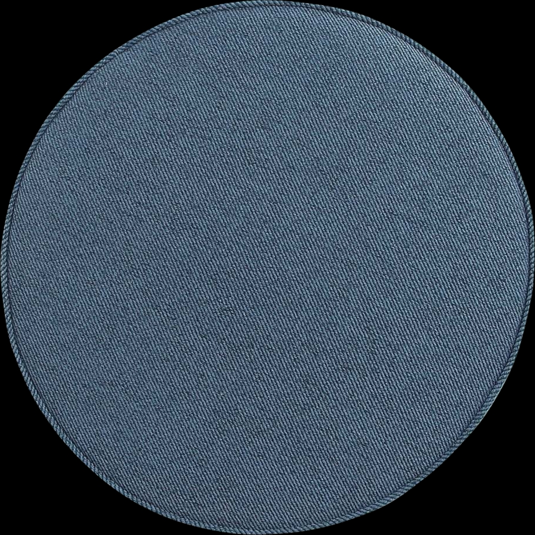 Berseem I Blue Ottoman - Thumbnail - Image 5