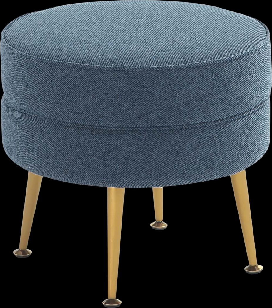 Berseem I Blue Ottoman - Thumbnail - Image 8